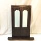 Mirror with its flowered doors 90x111cm
