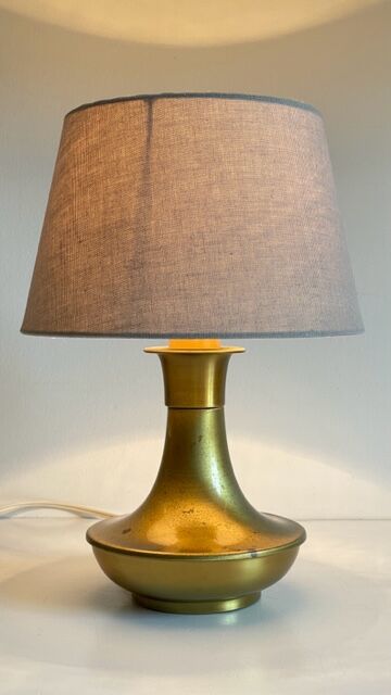 Lampe en laiton vintage