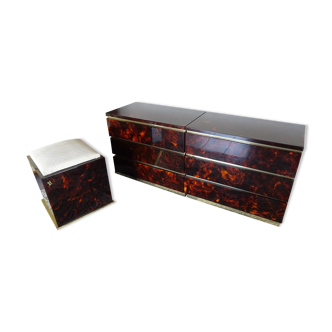 Pair of dressers and poof Eric Maville