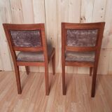 Paire de chaises de style art déco