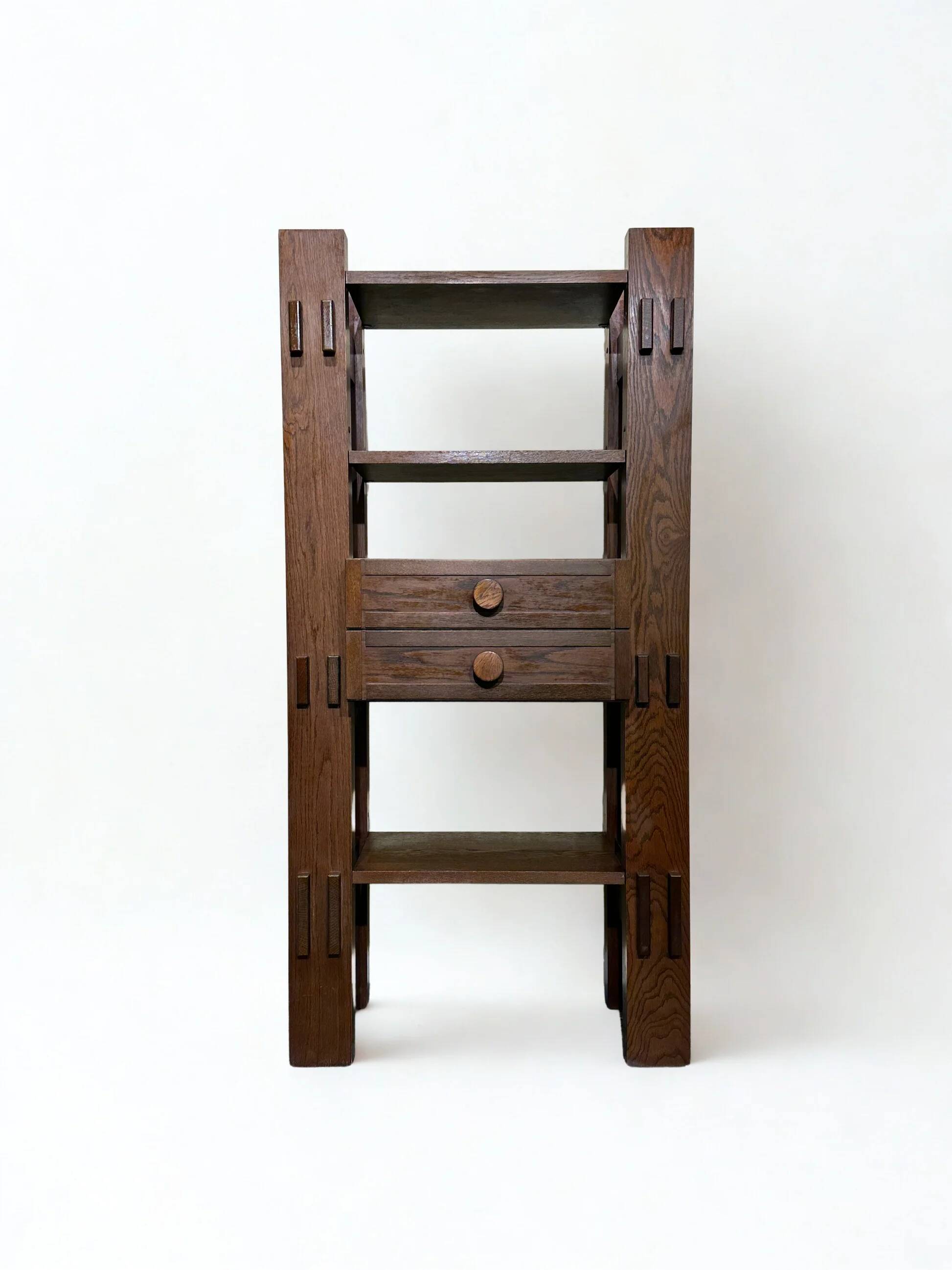 Brutalist architectural cabinet