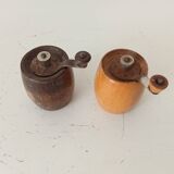 Vintage Marlux pepper mill pair for decoration.