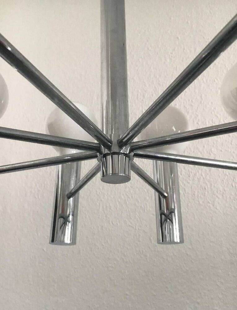 Mid-century German spatial chandelier by Hustadt Leuchten, 1960s.