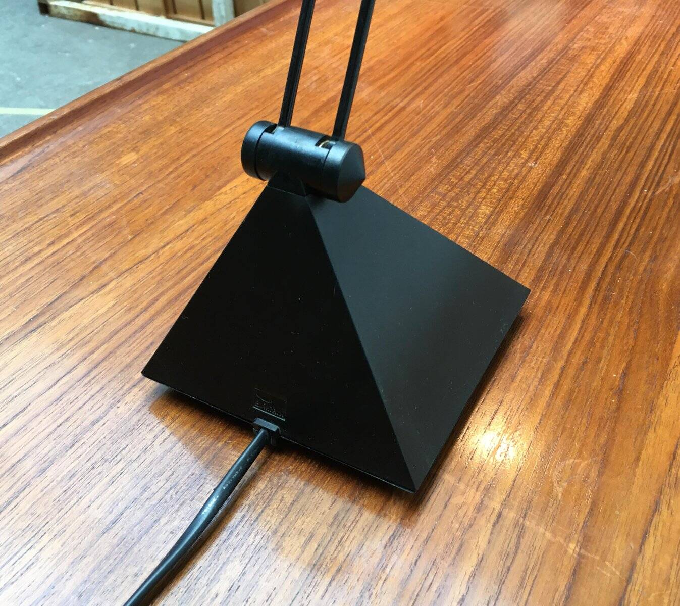 Vintage German postmodern table lamp by Lungean + Pellmann for Brilliant Leuchten