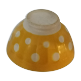Bol jaune à pois Sarreguemines