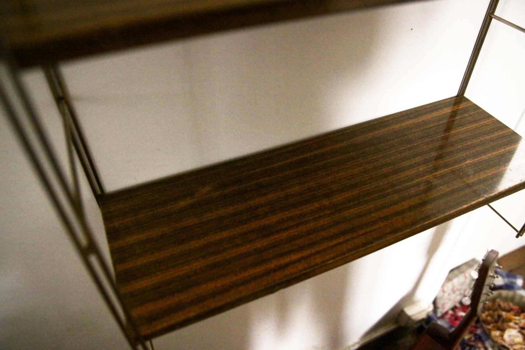 Vintage wall “string” shelf