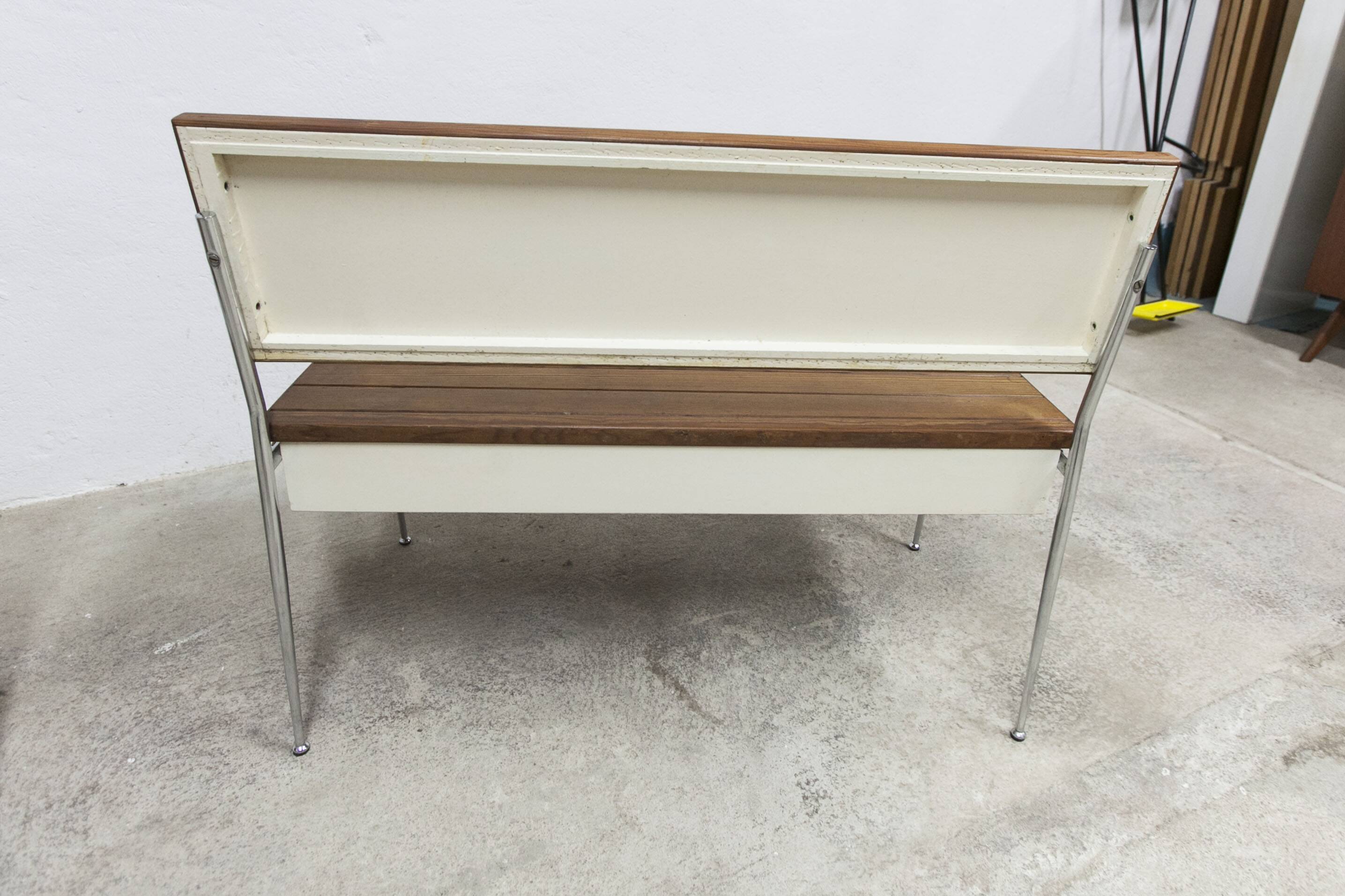 1970 wooden kitchen corner bench set