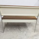 1970 wooden kitchen corner bench set