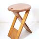 Folding wooden stool Suzy by Adrian Reed design