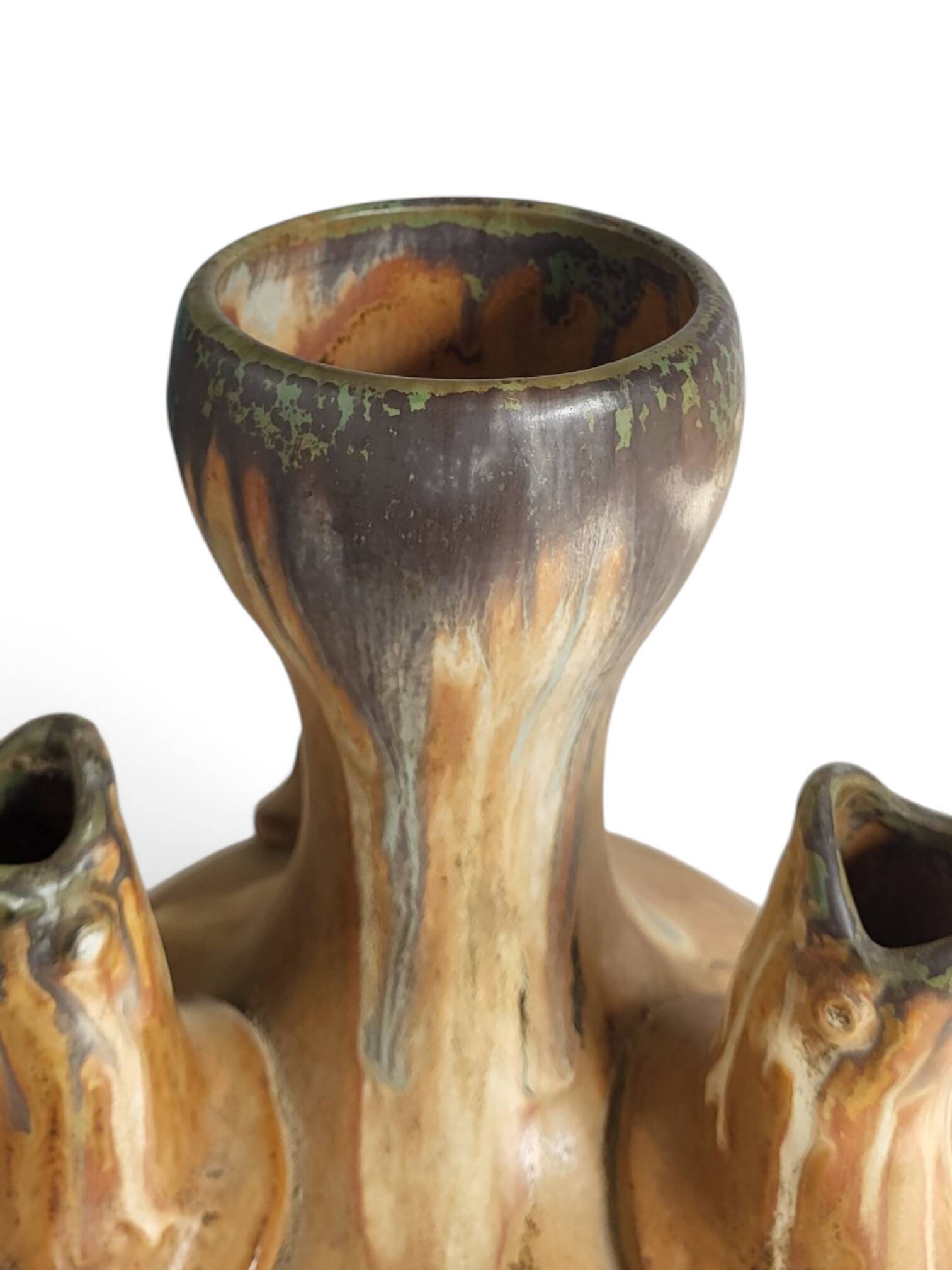 Vase en grès signé à la pointe Alfred Lebret (1871-1955)