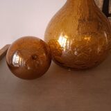 Biot blown glass bottle (50 cm)