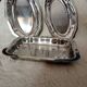 Set of mini stainless steel trays