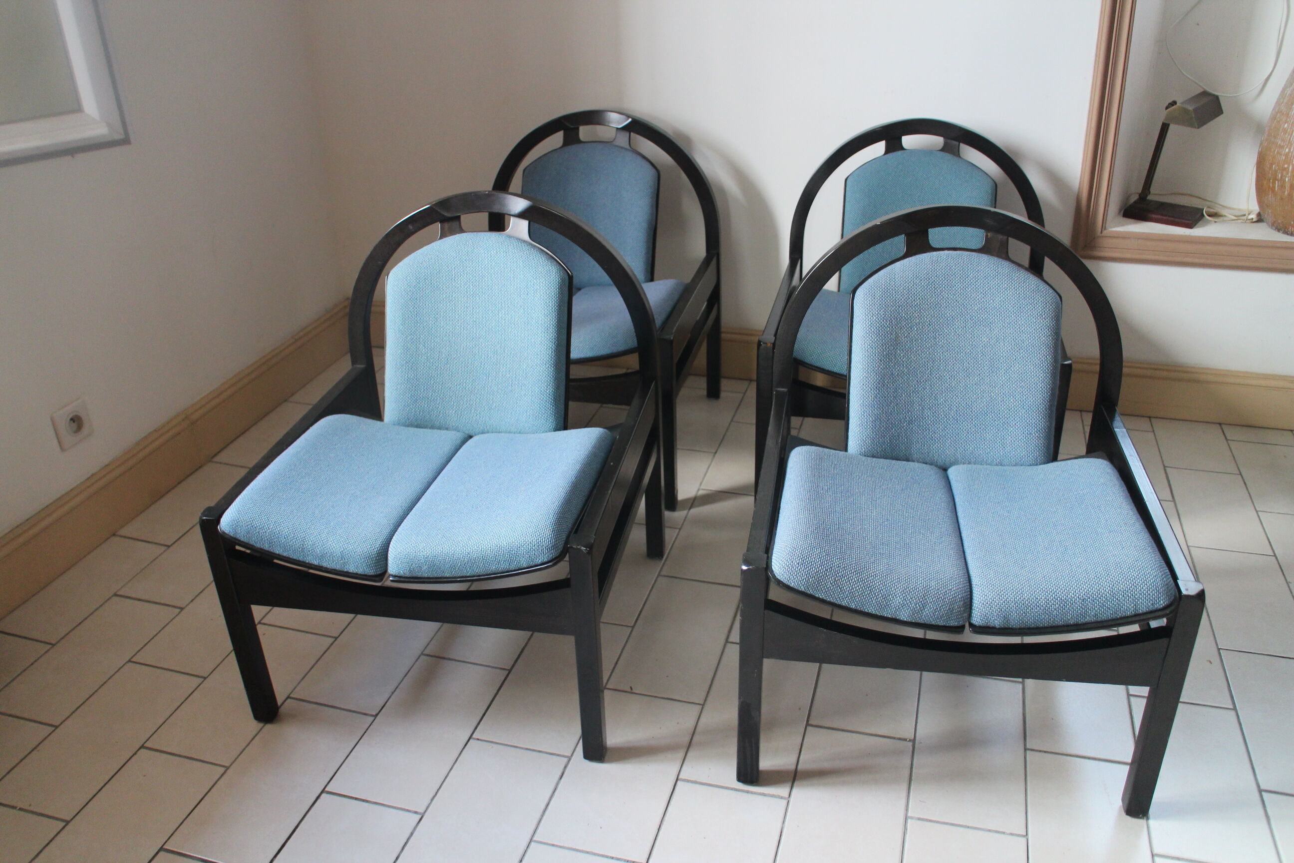 4 Baumann argos armchairs