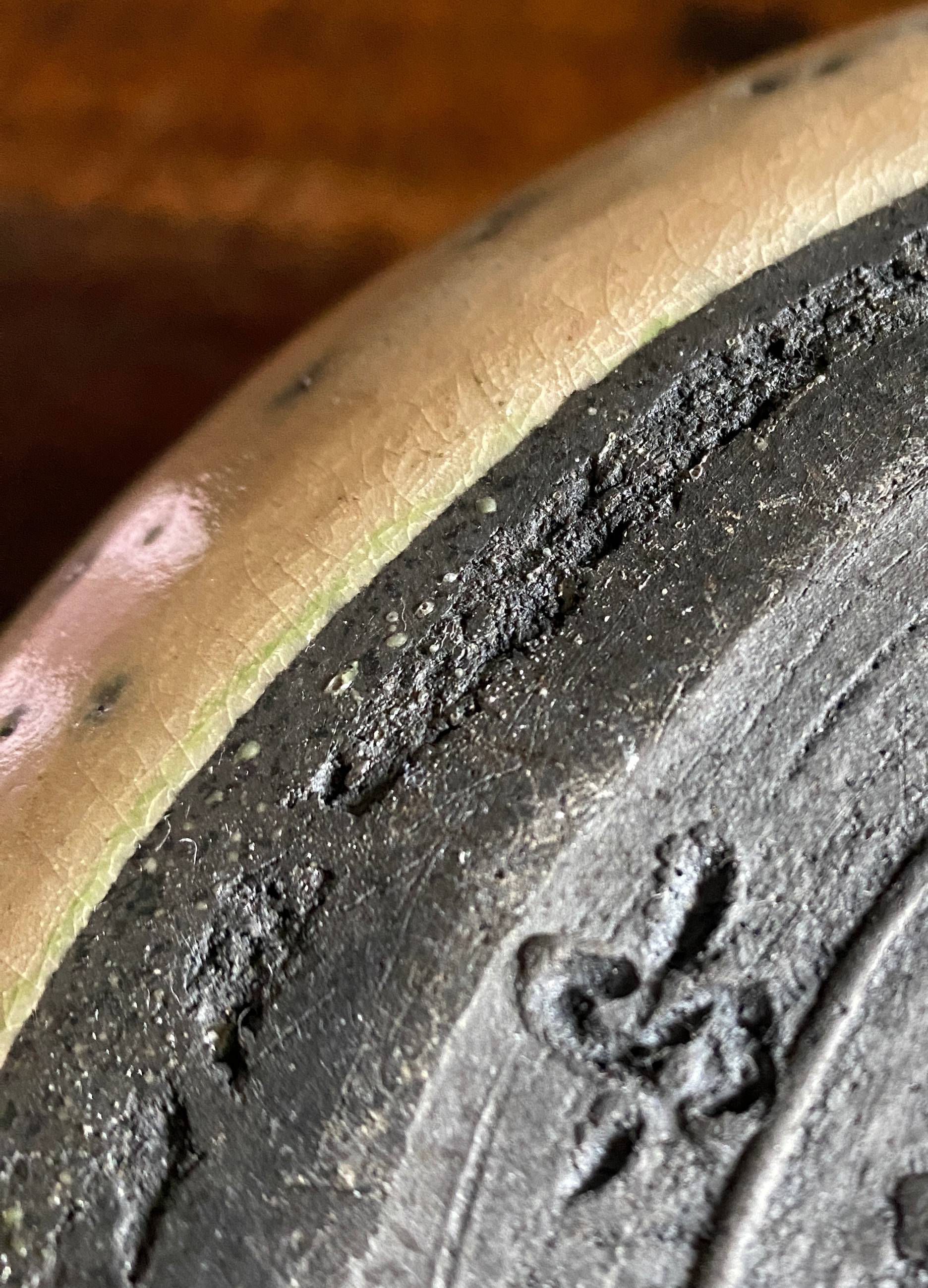 Raku design ceramic vase signed pottery Ceramic stoneware