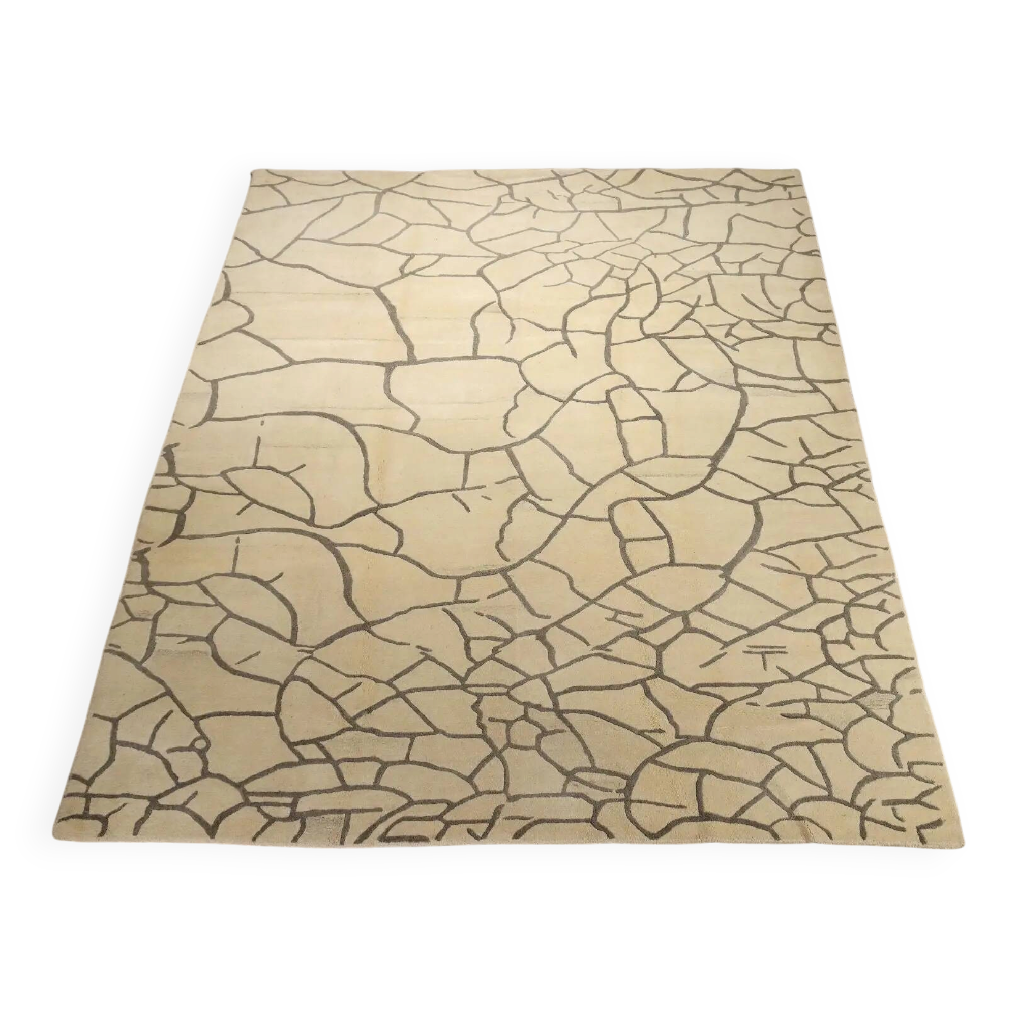 Vintage Cretto Sartori rug in wool, fine knot, 118 x 157 in.