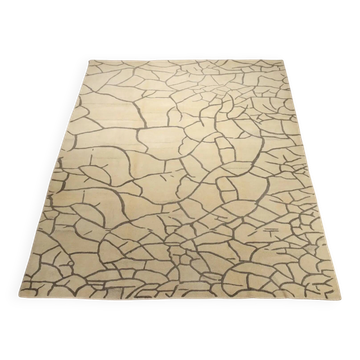 Tapis vintage Cretto Sartori en laine, nœud fin, 118 x 157 in