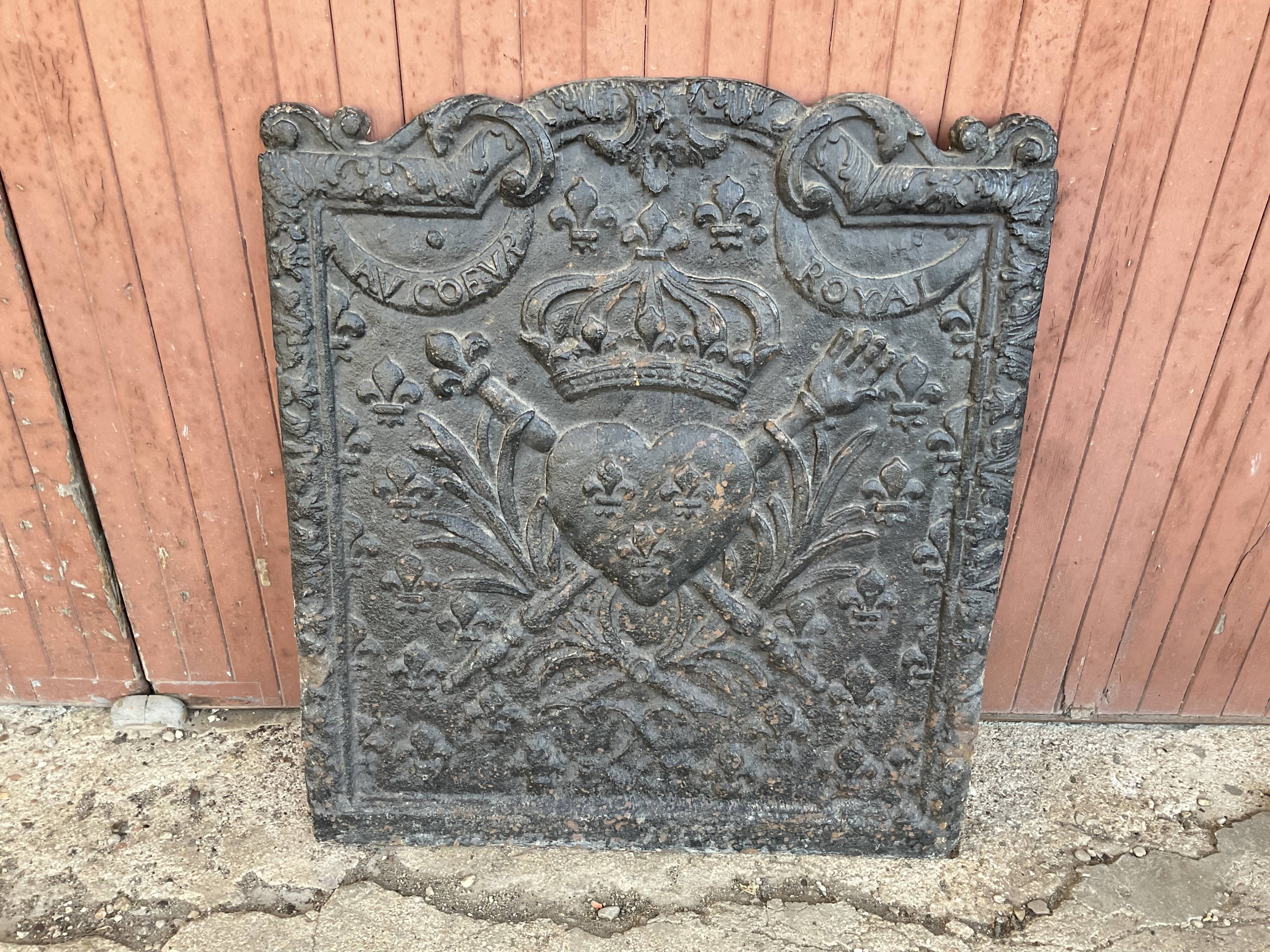 Chimney plate