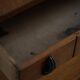Desk / Chest of drawers in modern Danish oak from the early 20th century with shell handles.