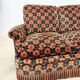 "Maximalist" 3-Seater Sofa 70s – Cut Velvet & Feathers