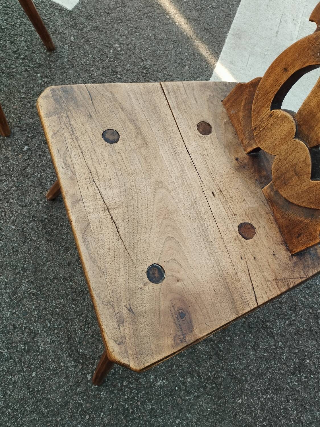 Alsatian wooden chairs