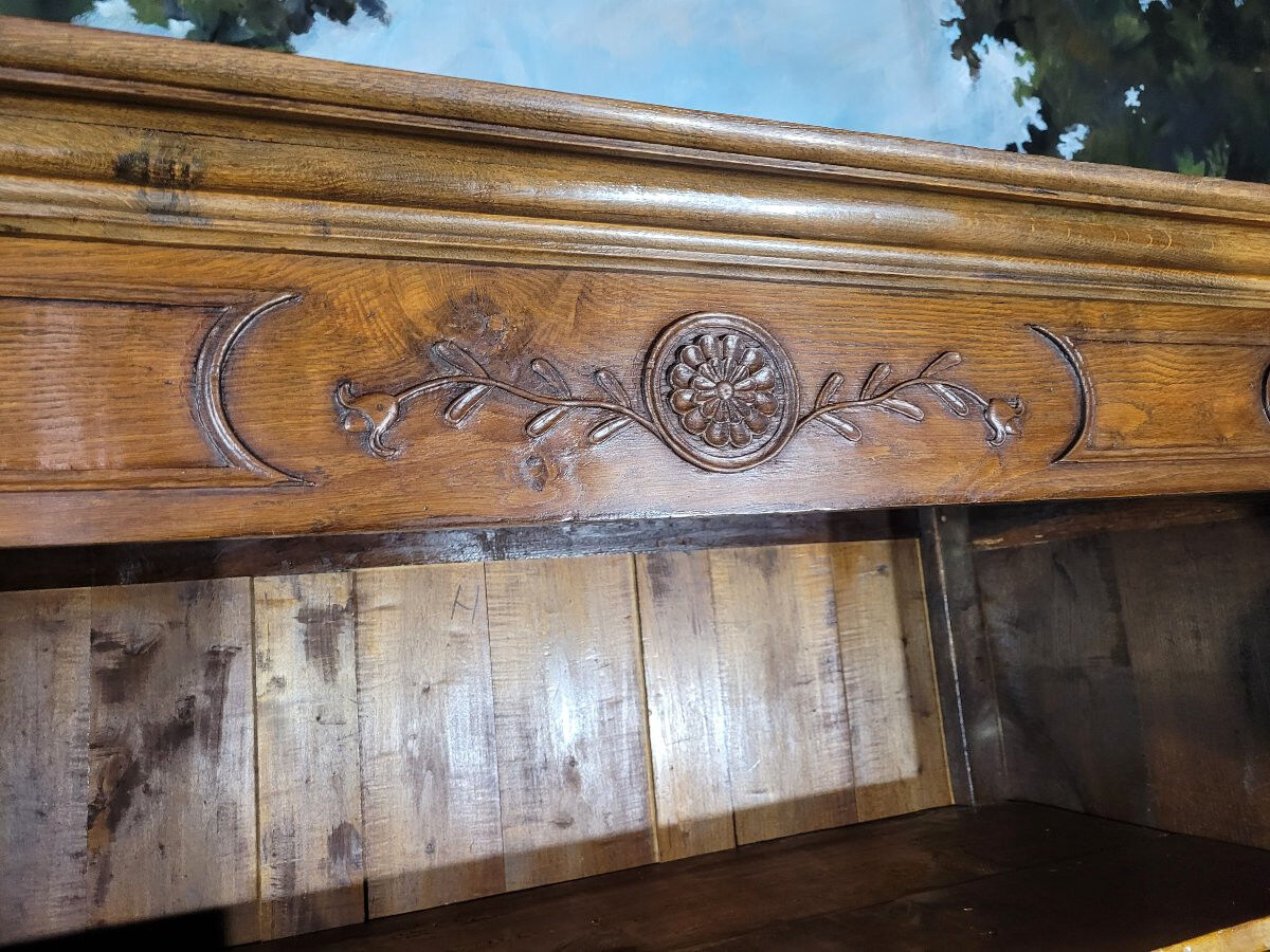 Small Louis XV wardrobe in solid oak