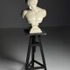 Sculpture stand antique black