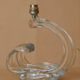Crystal lamp foot Maison Daum France circa 1960
