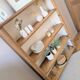 Étagère en bois rétro chic