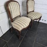 Paire de chaises style Louis XV