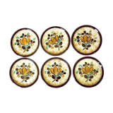 Set of 6 plates vintage Villeroy and Boch