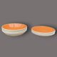 Set of 8 vintage Salins plates – Deauville Corail model