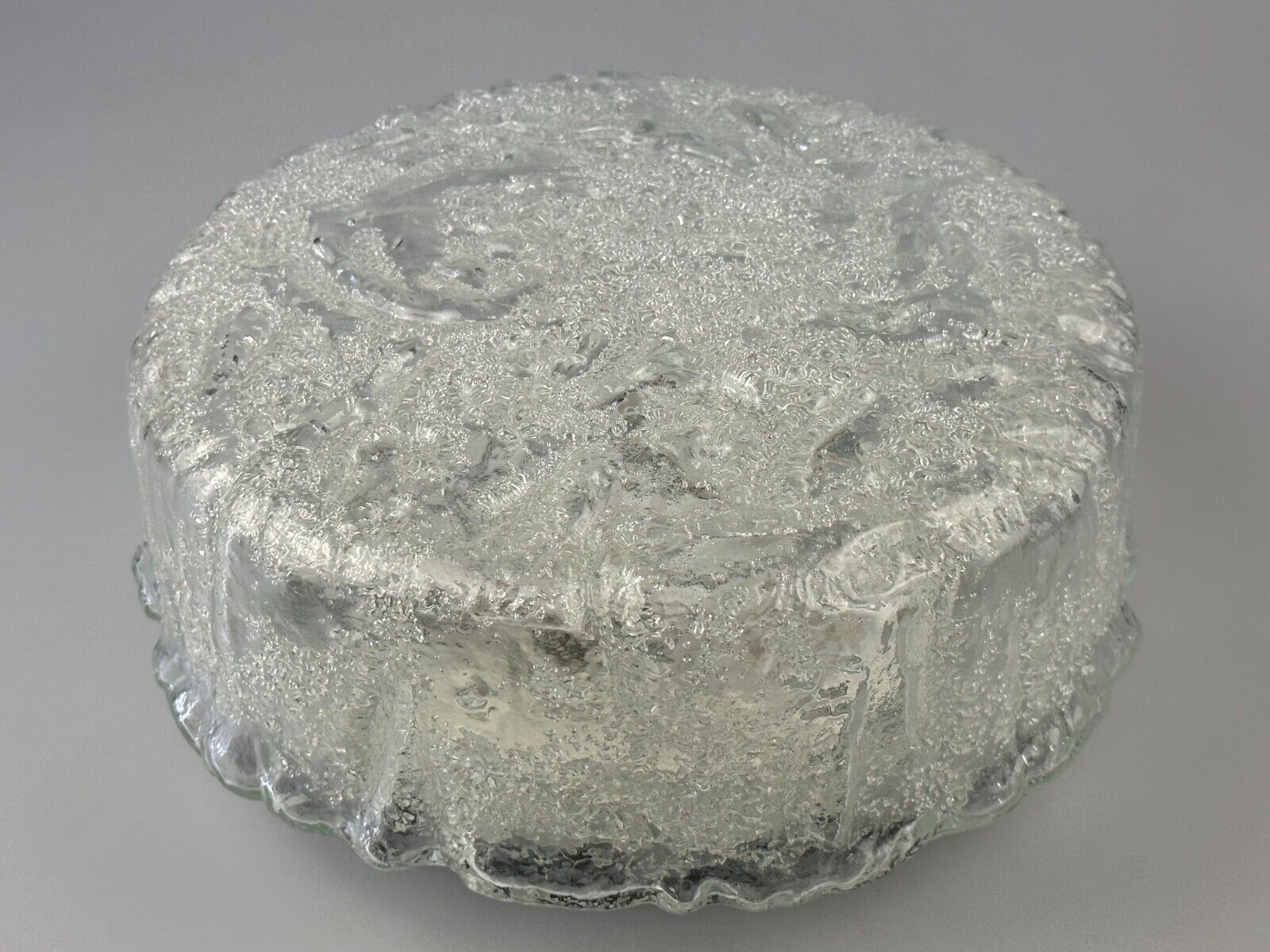 60s 70s ceiling lamp Glashütte Limburg Germany Plafoniere Space Age