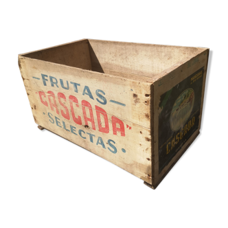 Cascadas fruitas vintage wooden case