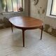 Round table 120-230 cm scandinavian samcom arne hovmand olsen