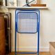Chaise pliante "Ted Ned" bleue par Niels Gammelgaard