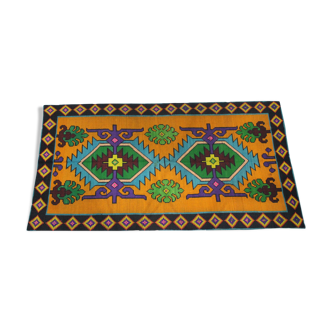 Tapis traditionnel roumain multicolore en laine 310x160cm