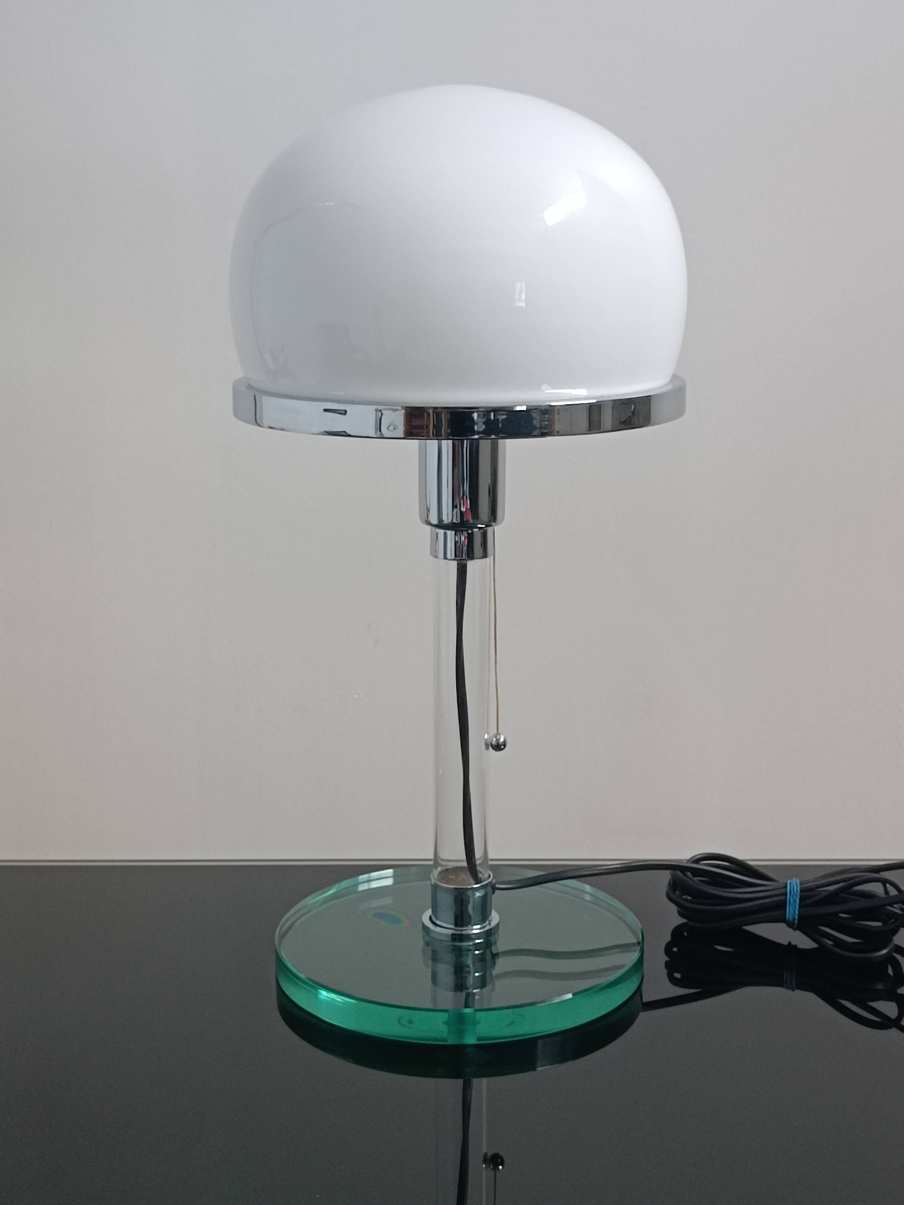 Bauhaus Valentino lamp by Metalarte 1976