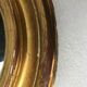 Old golden witch mirror - 26cm