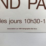 Screen print poster by Aurelie Nemours, Salon des Réalités nouvelles, 1990