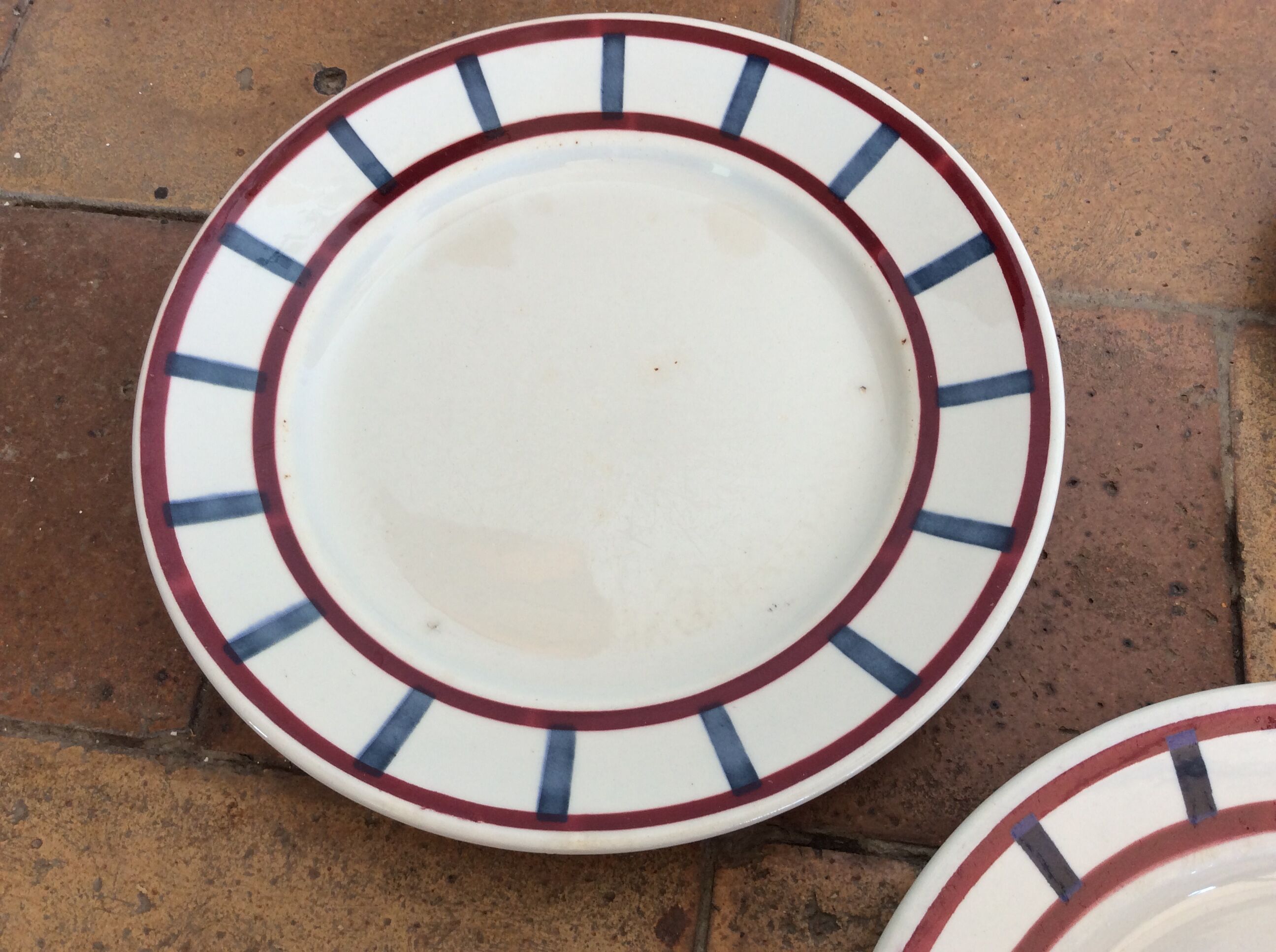 3 plates basque décor