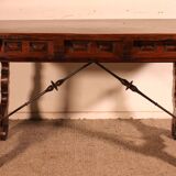 Spanish walnut console - 17th century