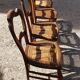 4 chaises Louis Philippe canné