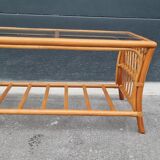 Rattan coffee table