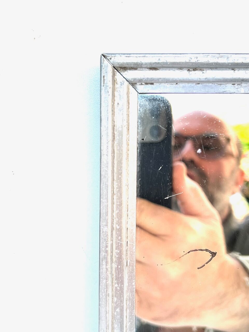 mirrors lot of 2 mirrors 24 x 18 cm 1940 1950