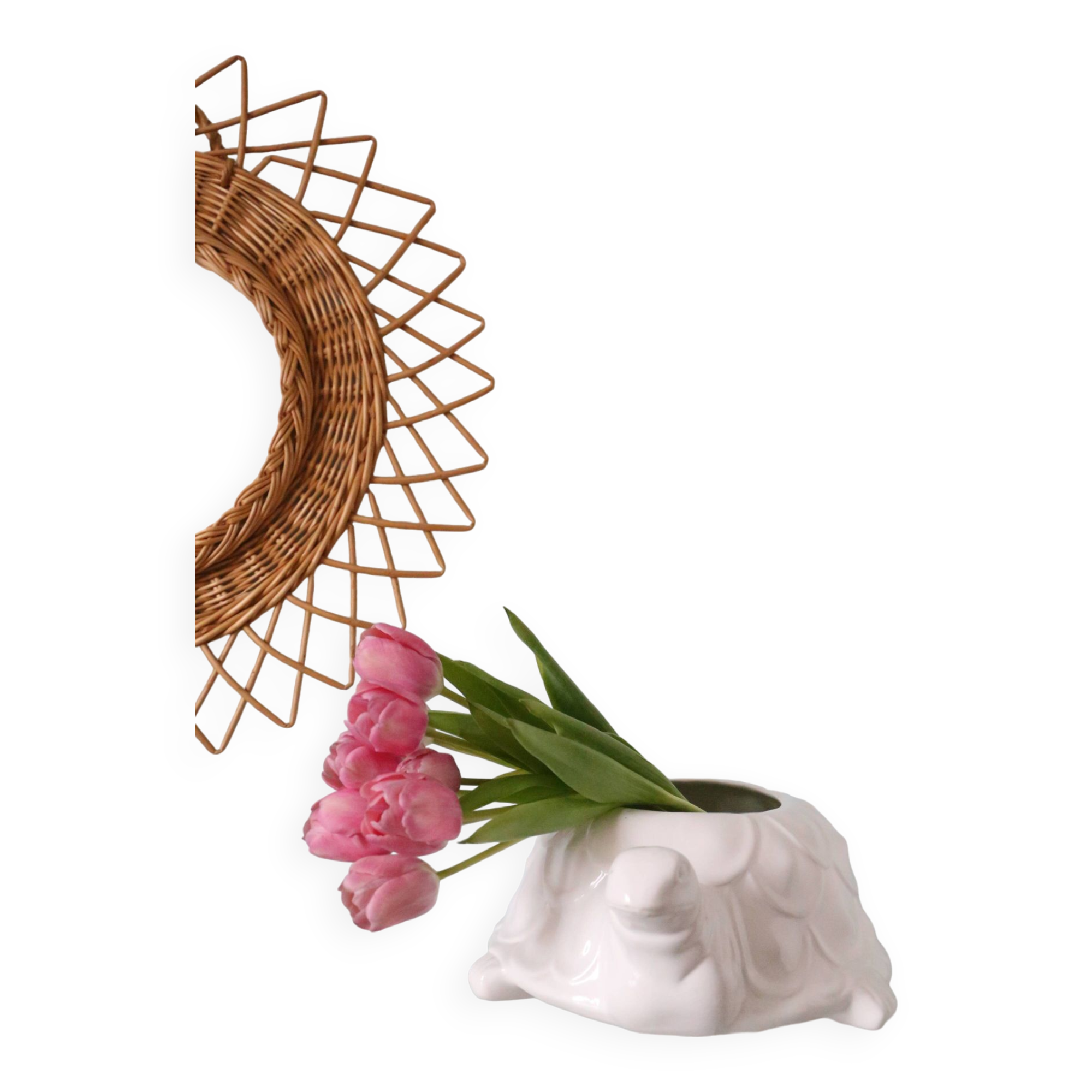 Vintage turtle planter