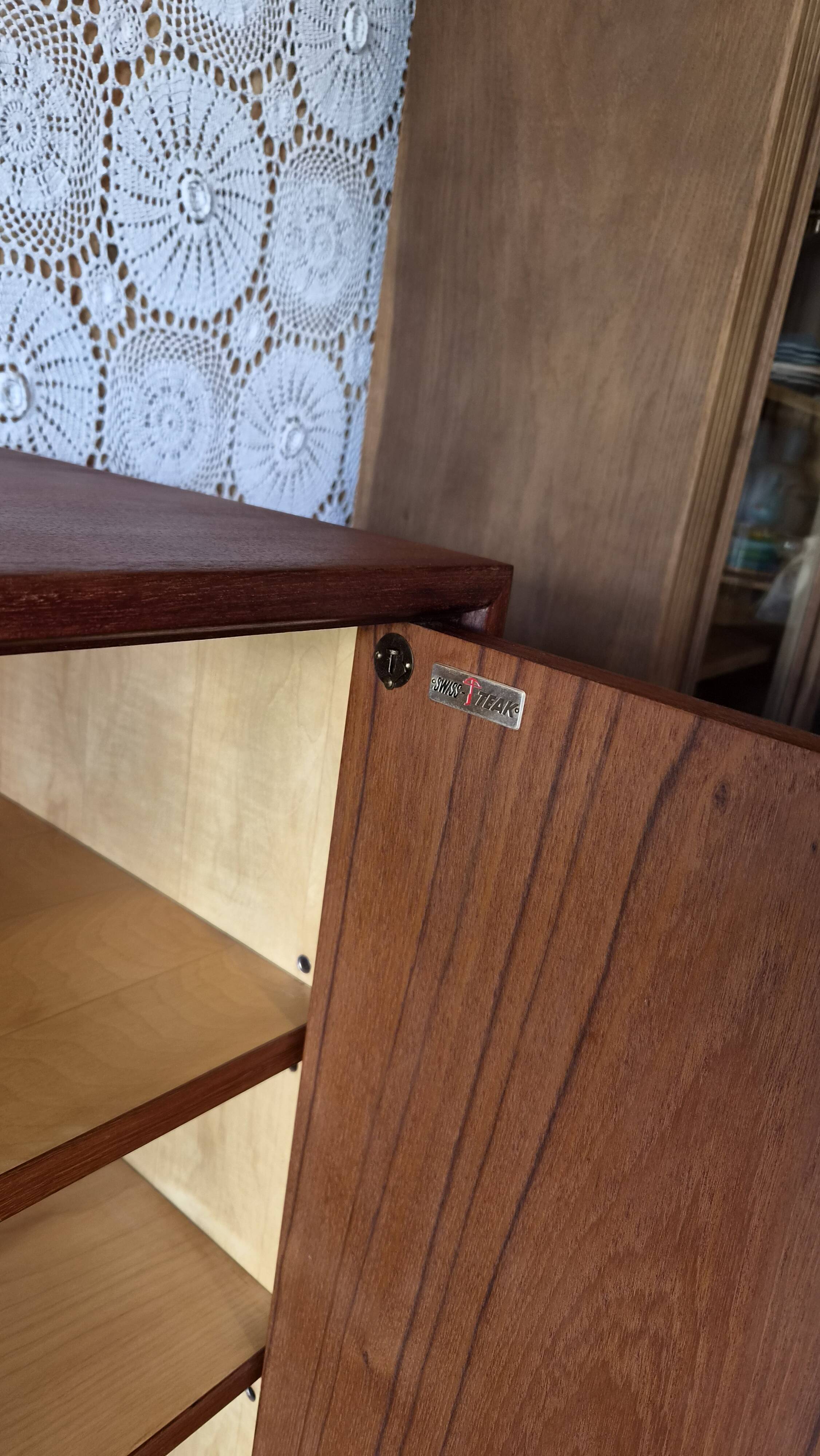 Scandinavian threading Swiss teak model 6002 dated 1961.