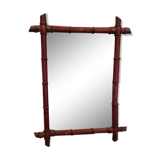 Bamboo frame mirror 85x63cm