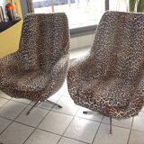 Pair of armchairs "egg" of 1973
