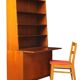 Bookcase/secretary with chair, 1960s set