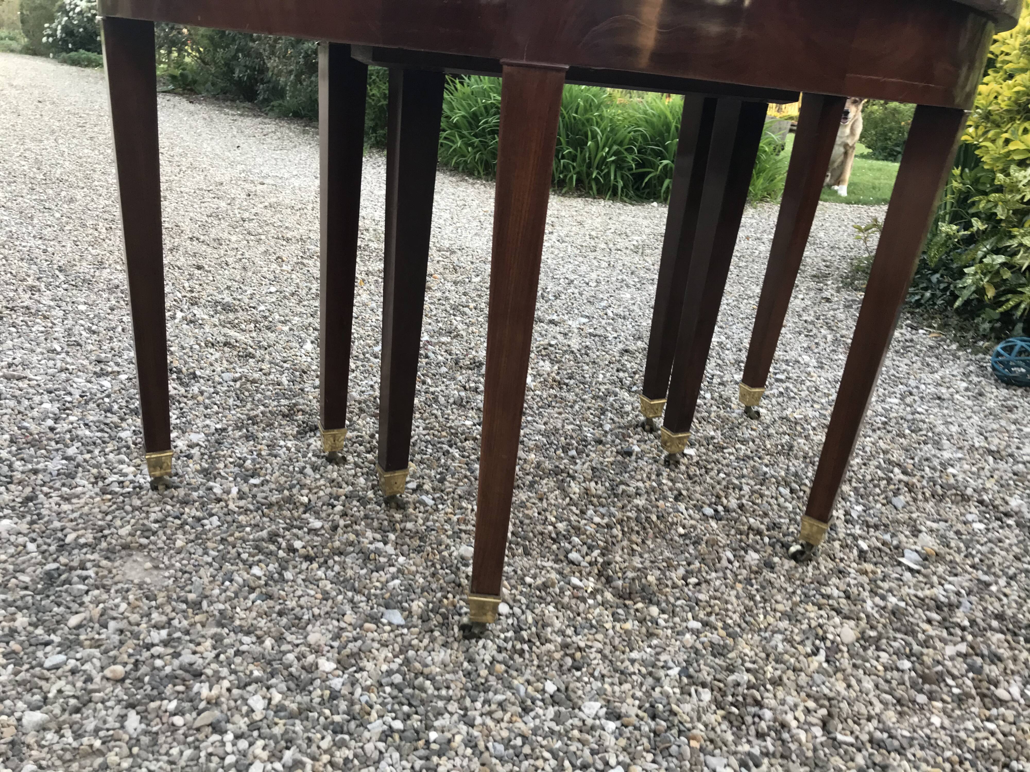 Half moon table, Louis XVI style